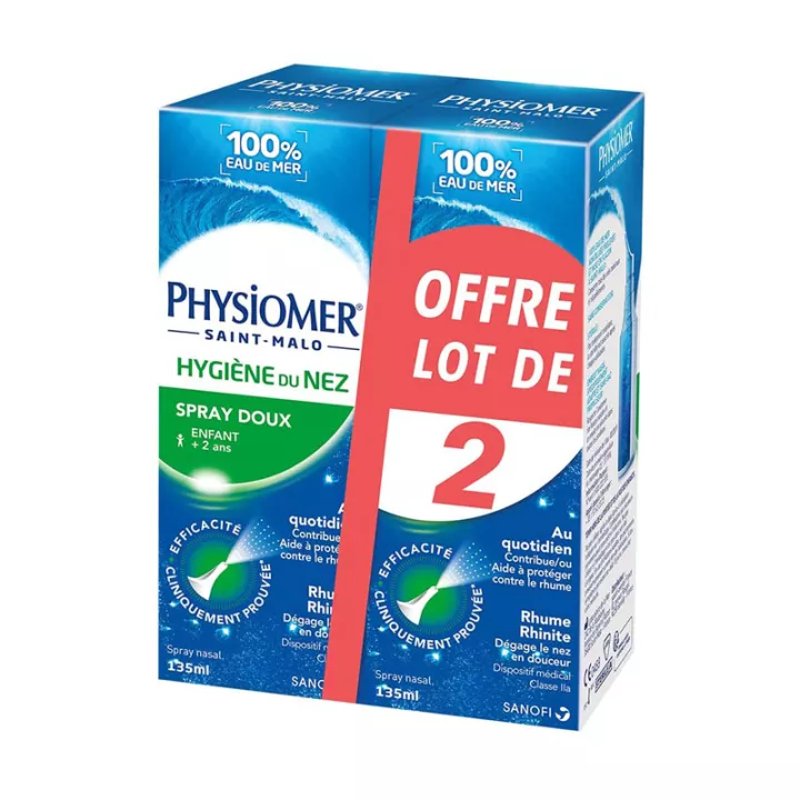 Physiomer Névoa de Higiene Nasal para Crianças e Adultos 135 ml