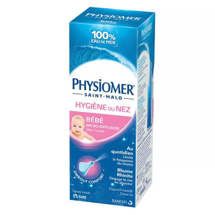PHYSIOMER INFANT NASAL CLEANSING SOLUTION 115 ML