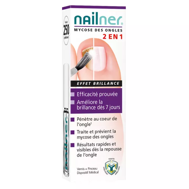 Nailner Repair Brush 2 em 1 Micose da unha 5 ml