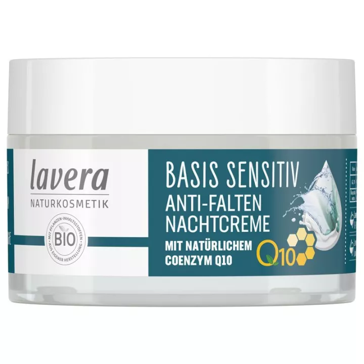 Lavera Basis Sensitiv Crema de Noche Antiarrugas 50ml