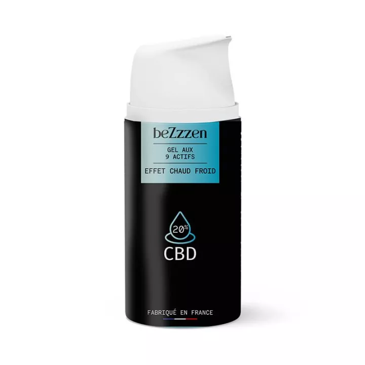 Bezzzen Gel CBD efeito frio quente com 9 ingredientes ativos 100 ml