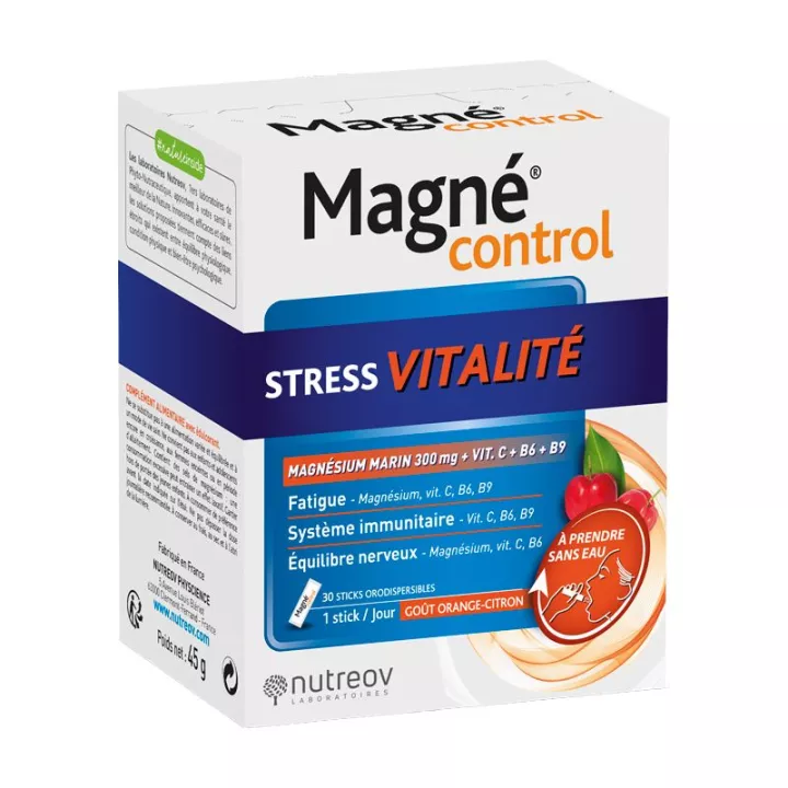 Nutreov Magne Control Stress Vitality 30 bastoncini