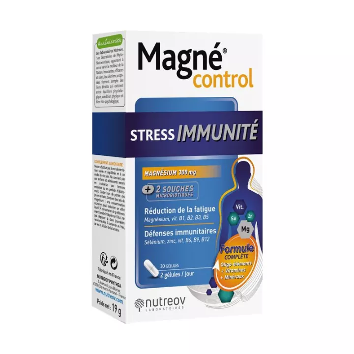 Nutreov Magne Control Inmunidad al estrés 30 cápsulas