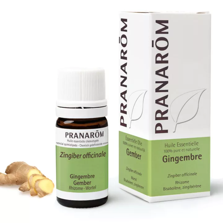 Pranarom Ginger 5 ml de óleo essencial