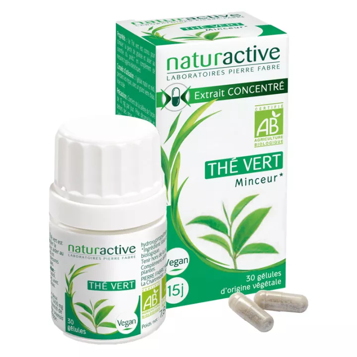 Naturactive Extrait Concentré Thé Vert Bio 30 gélules