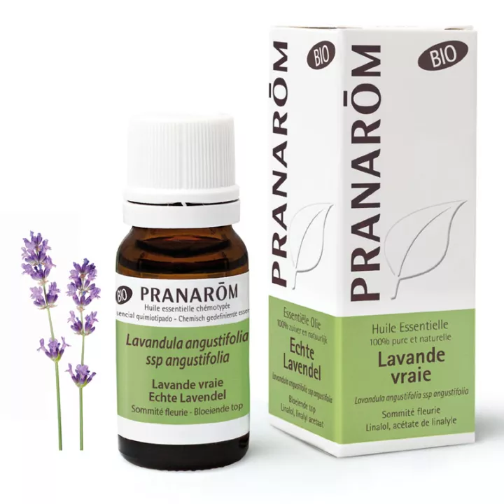 Biologische etherische olie Lavendel waar of fijne PRANAROM 100 ml