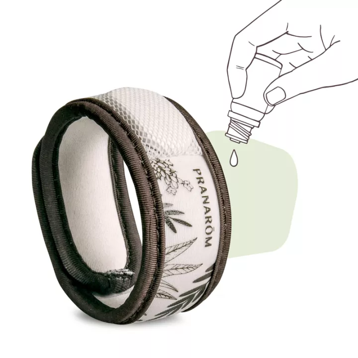 Pulsera Aromaself para impregnar con aceite esencial Pranarom*.