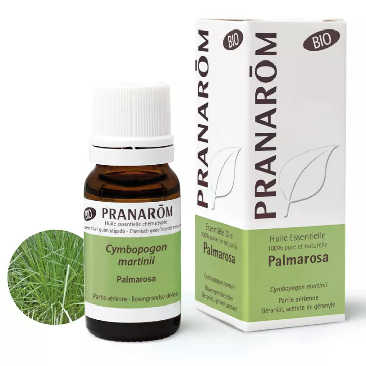 Óleo essencial ORGÂNICO Palmarosa PRANAROM 10ml