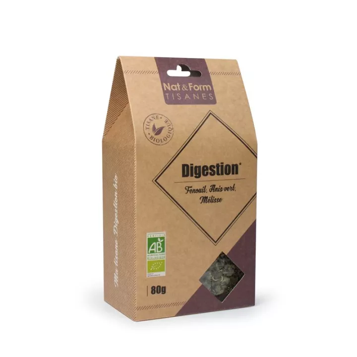 Nat & Form Organic Digestion Herbal Tea 80 G