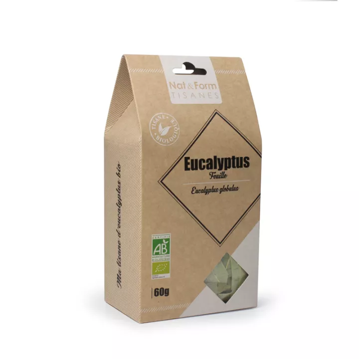 Nat & Form Organic Eucalyptus Globulus Leaf Herbal Tea 60 G