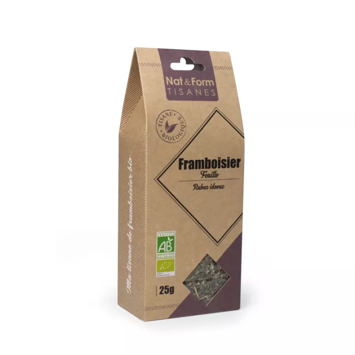 Nat & Form Tisane Framboisier Feuille Bio 25 G