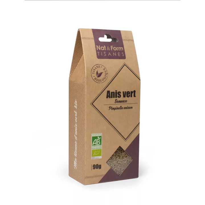 Nat & Form Tisane Anis Vert Semence Bio 90 G