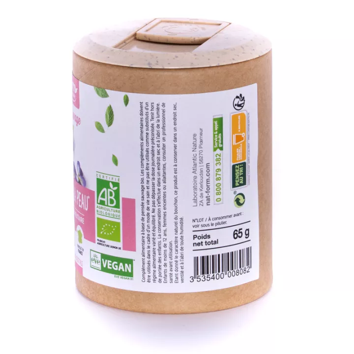 Nat & Form Orgânico Amor-perfeito Selvagem 200 Cápsulas Vegetais Eco