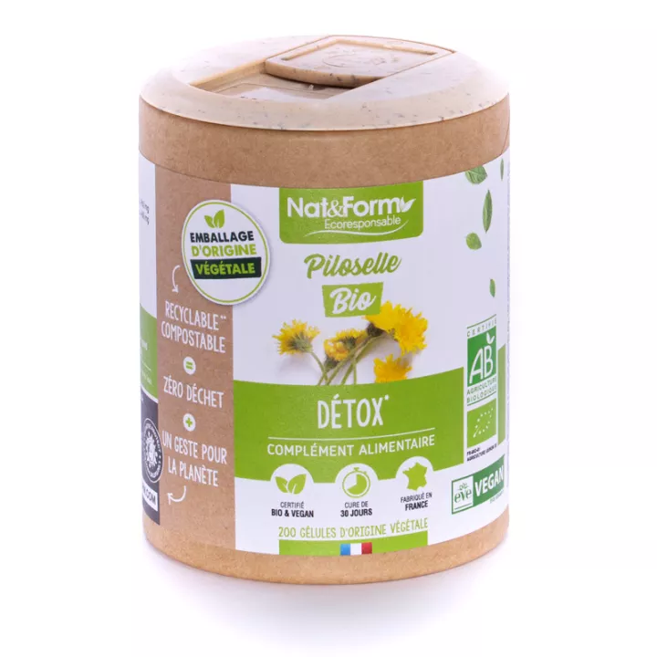 Nat & Form Organic Piloselle 200 растительных капсул Eco