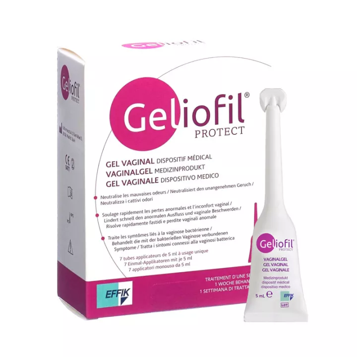 Geliofil Protect Gel vaginal 7 doses 5 ml