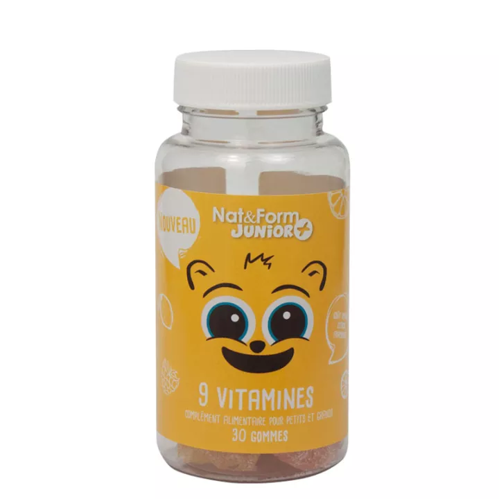 Nat & Form Juniorours+ 9 Vitamines 30 Oursons