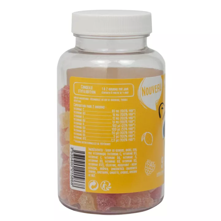 Nat & Form Junior bear+ 9 Vitamins Teddy bears