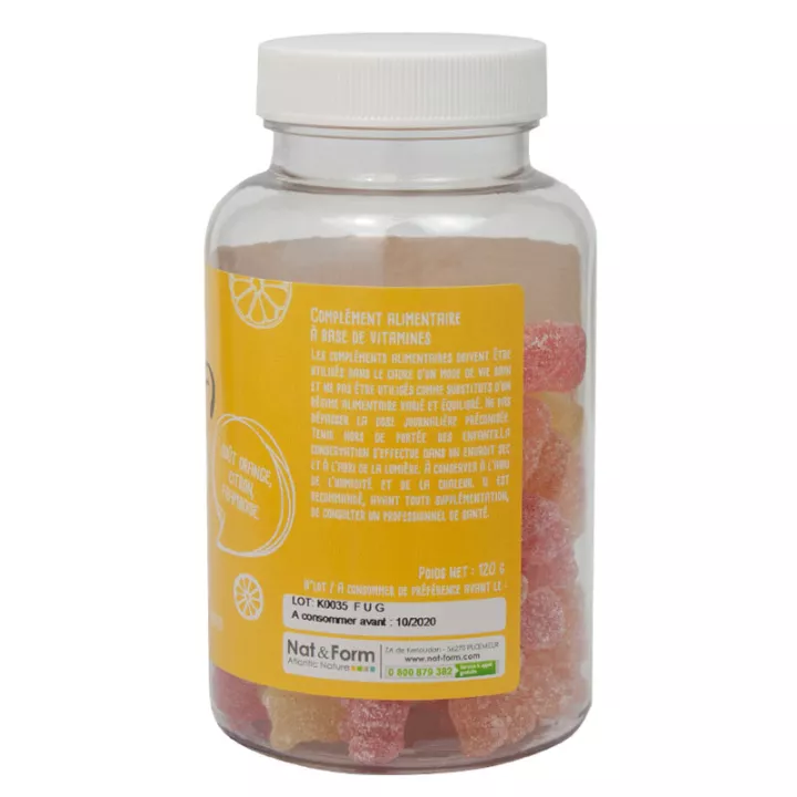 Nat & Form Junior bear+ 9 Vitamins Teddy bears
