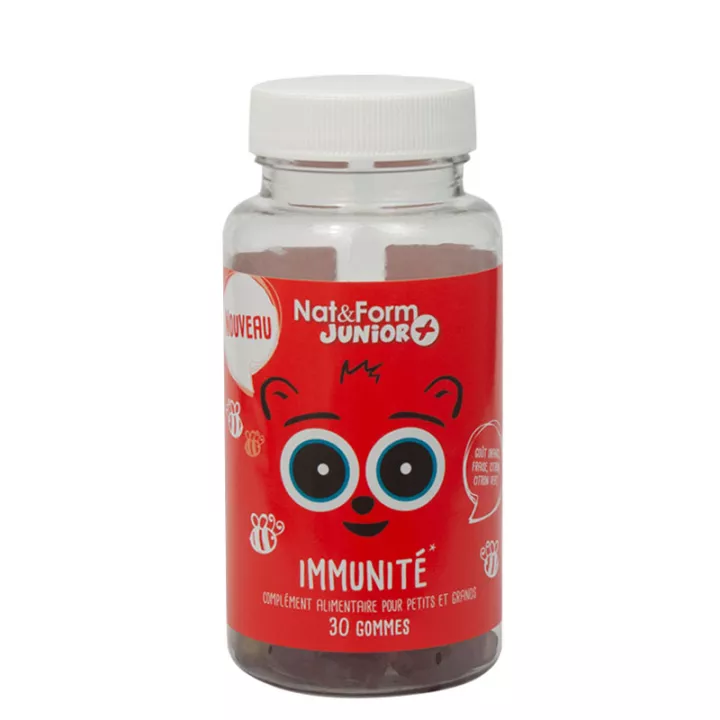 Nat & Form Juniorours+ Immunité gummies 30 Oursons