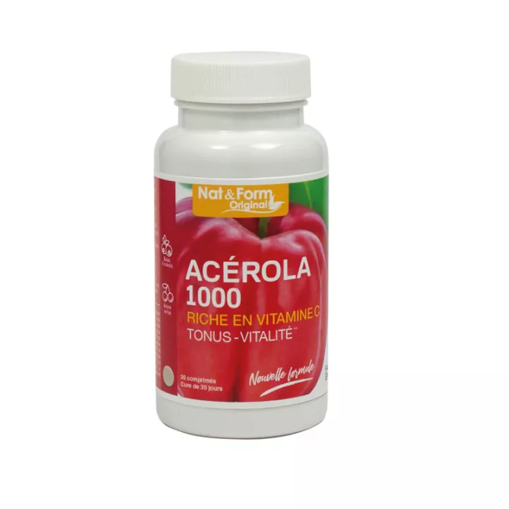 Nat & Form Acerola 1000 Tablets