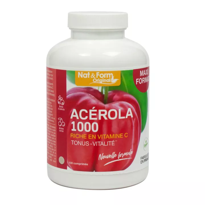 Nat & Form Acerola 1000 Tabletten