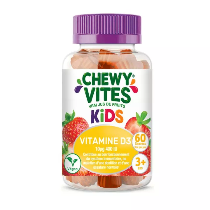 Chewy Vites Витамин D для детей 60 жевательных конфет