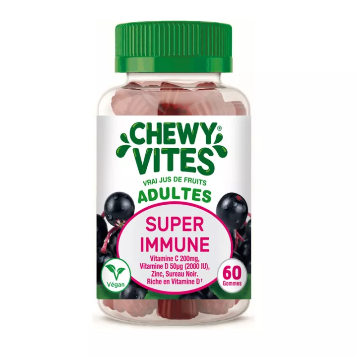 Chewy Vites Super Immunité Adulte 60 Gummies