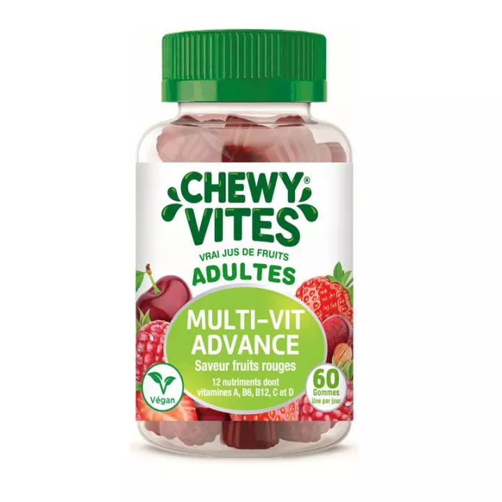 Мультивитамины с ягодами Gummies Chewy Vites для взрослых