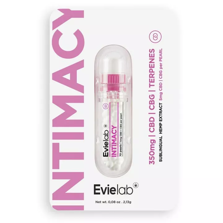 Evielab Intimacy CBD Isolate 70 Canabinoid Pearls