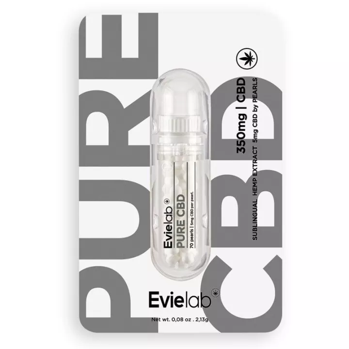 Evielab Pure Isolat de CBD 70 perles aux canabinoïdes