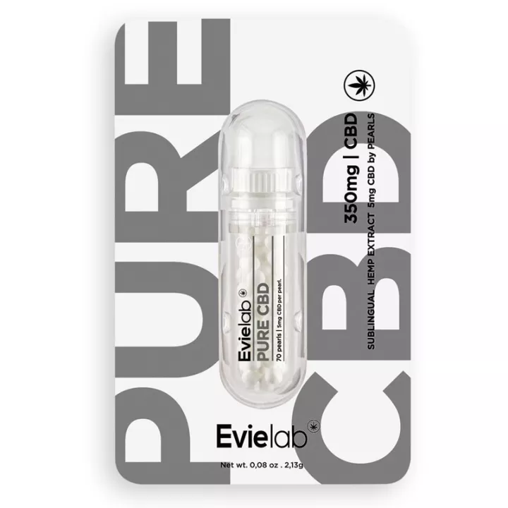 Evielab Reines CBD-Isolat 70 Canabinoid-Perlen