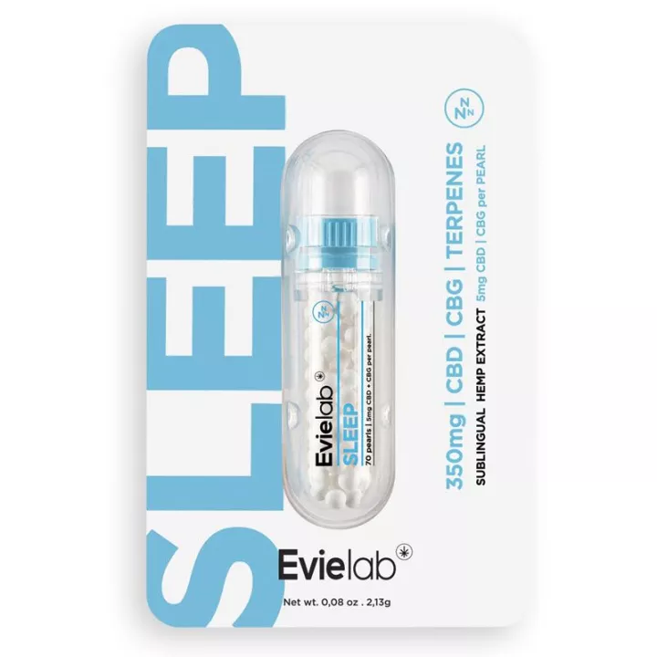 Evielab Sleep CBD Isolate 70 perle di canabinoidi