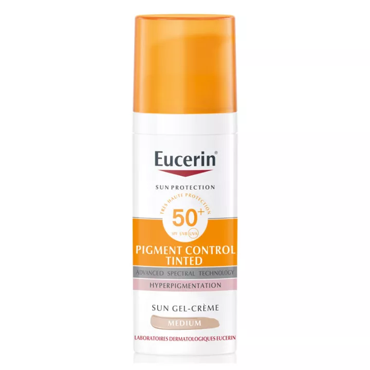 Eucerin Sun Pigment Control Gel Tinted Cream SPF50+ in pharmacies