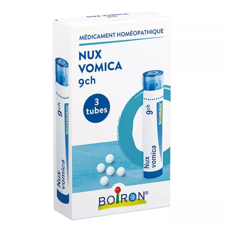 Provette per granuli Nux Vomica 9 CH Boiron Homeopack 3