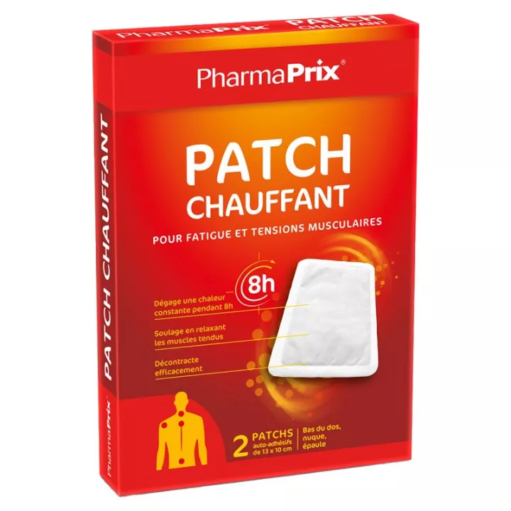 Patch riscaldanti Pharmaprix 2 sul collo e sulla spalla