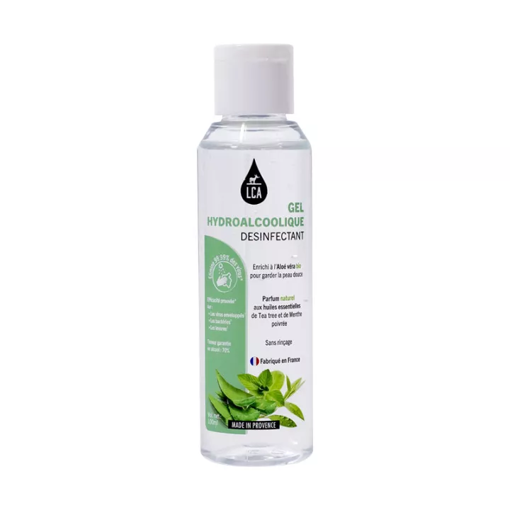 LCA Hydro-alcoholic gel with organic essential oils and organic aloe vera