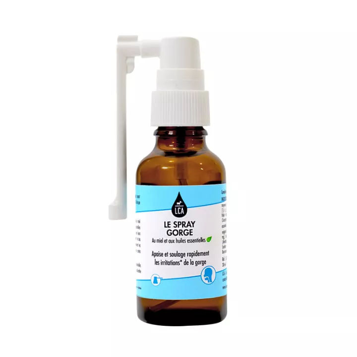 LCA Spray gorge aux huiles essentielles 30ml