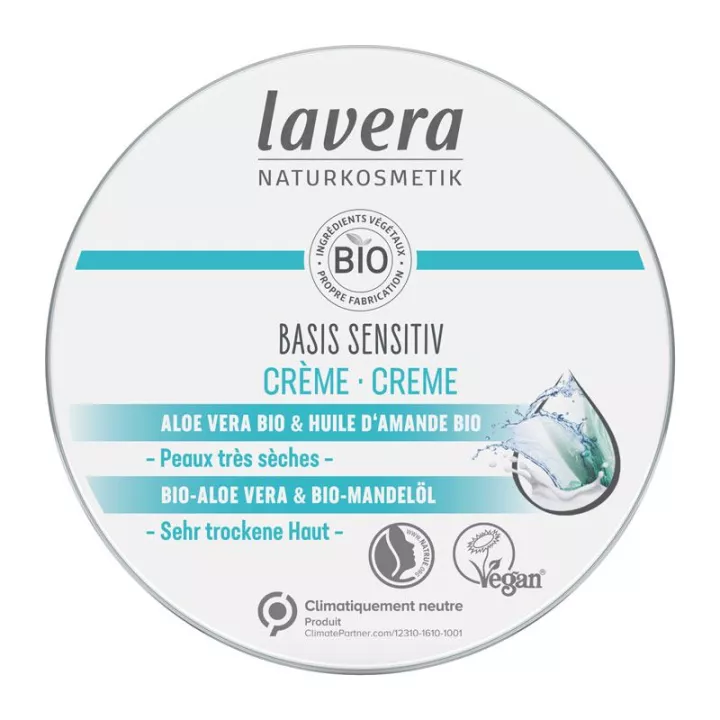 Lavera Basis Sensitiv Gezichts- en Lichaamscrème 150ml