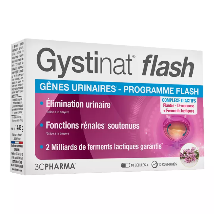 3C Pharma Gystinat Flash 10 tabletten + 10 capsules