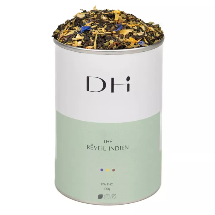 Delihemp Réveil Indien Черный чай с CBD 100 гр.