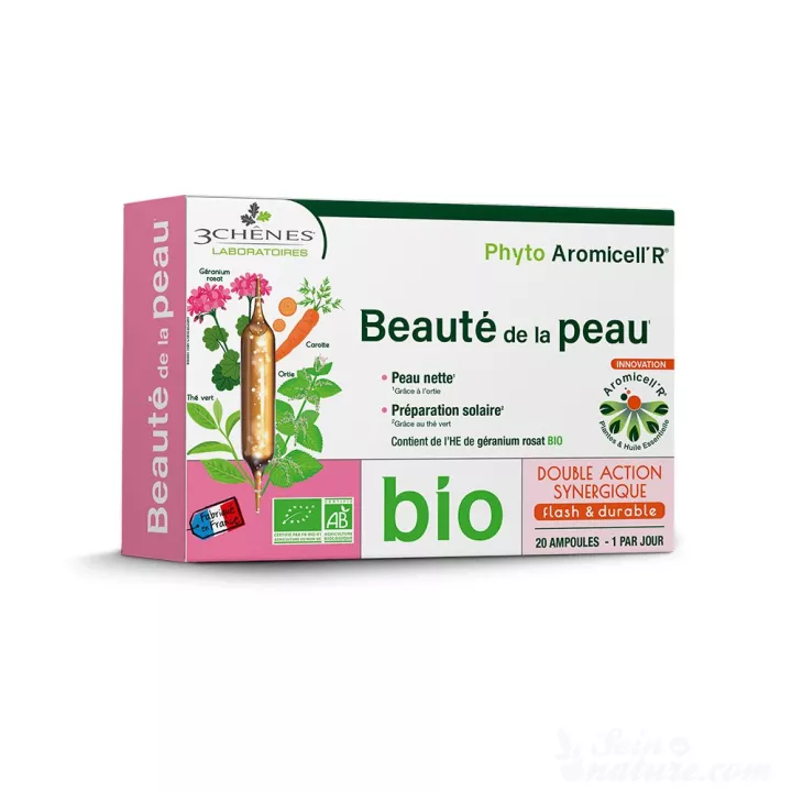 3 Chênes Phyto Aromicell R Bio Belleza Piel 20 ampollas