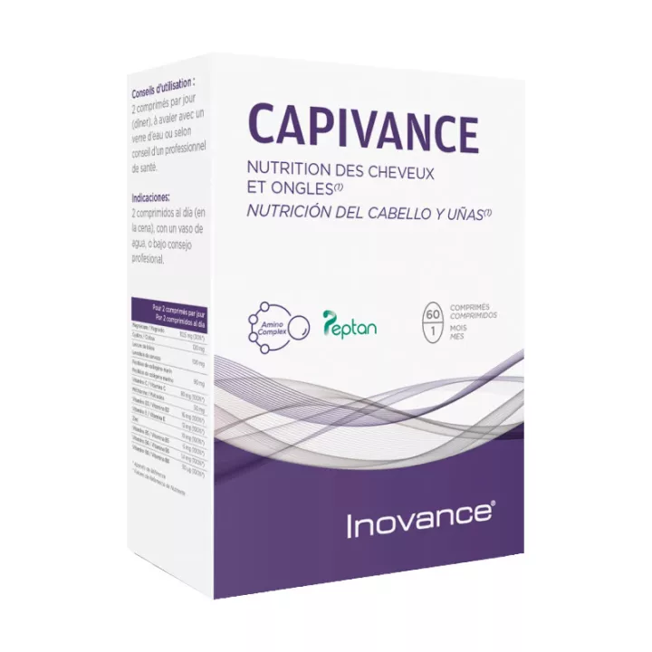 INOVANCE Capivance Cheveux & Ongles 60 comprimés