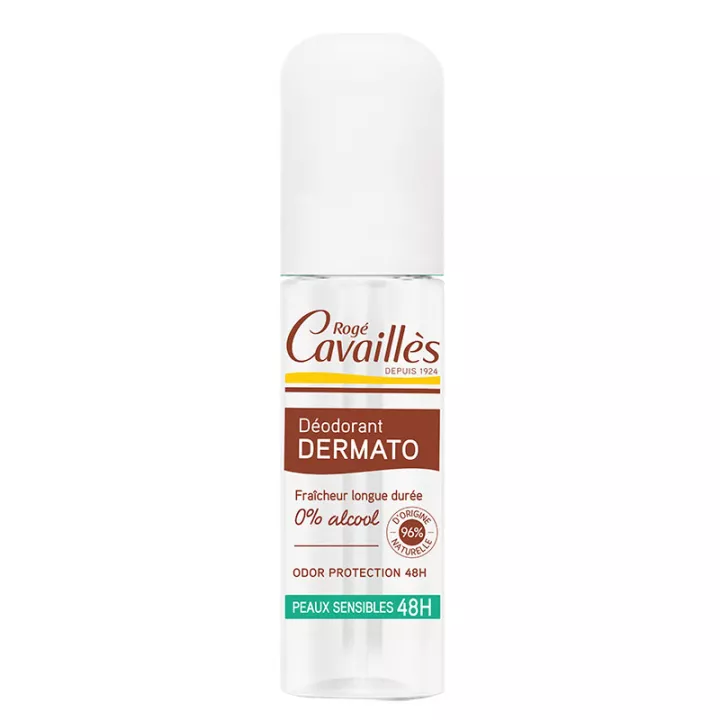 Rogé Cavailles Déodorant Spray Dermato Anti-Odeur 48h 80 ml