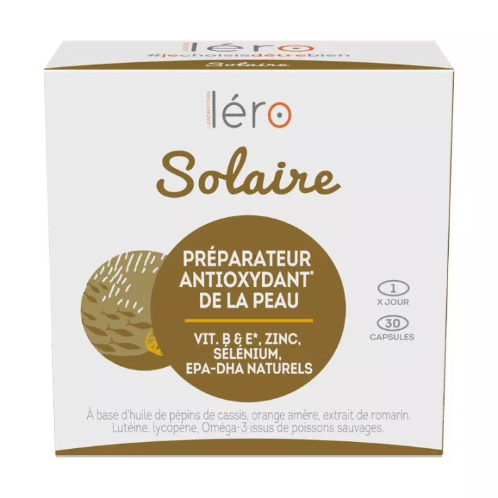 Blootstelling aan de zon LERO SOLAR 30 capsules