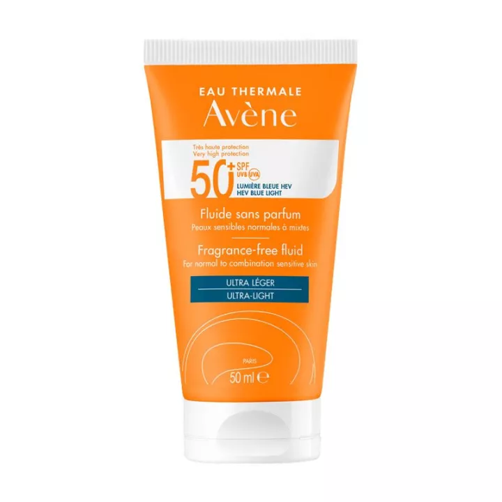 Avène Solar Fluid без запаха SPF 50+ 50 мл