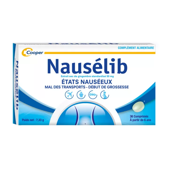 Nausélib Etats Nauséeux 36 Comprimés