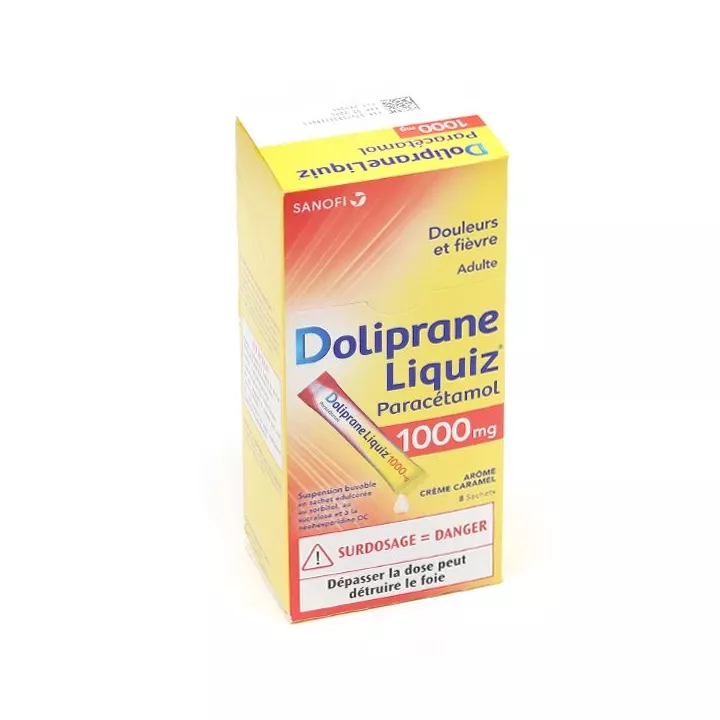 DolipraneLiquiz Paracetamol 1000mg 8 sobres