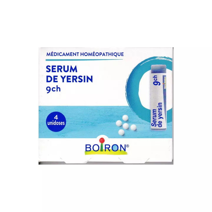 Sérum de yersin 9CH Boiron pack 4 doses