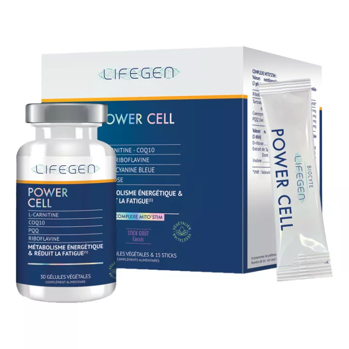 Biocyte Lifegen Powercell 30 Kapseln + 15 Sticks