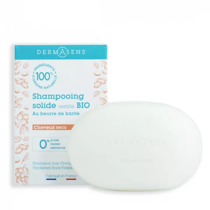 Dermasens Shampoing solide bio Cheveux Secs 60 g